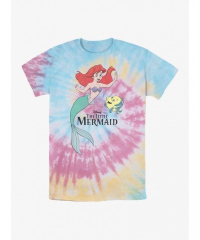 Disney The Little Mermaid Underwater Friends Tie Dye T-Shirt $9.32 T-Shirts