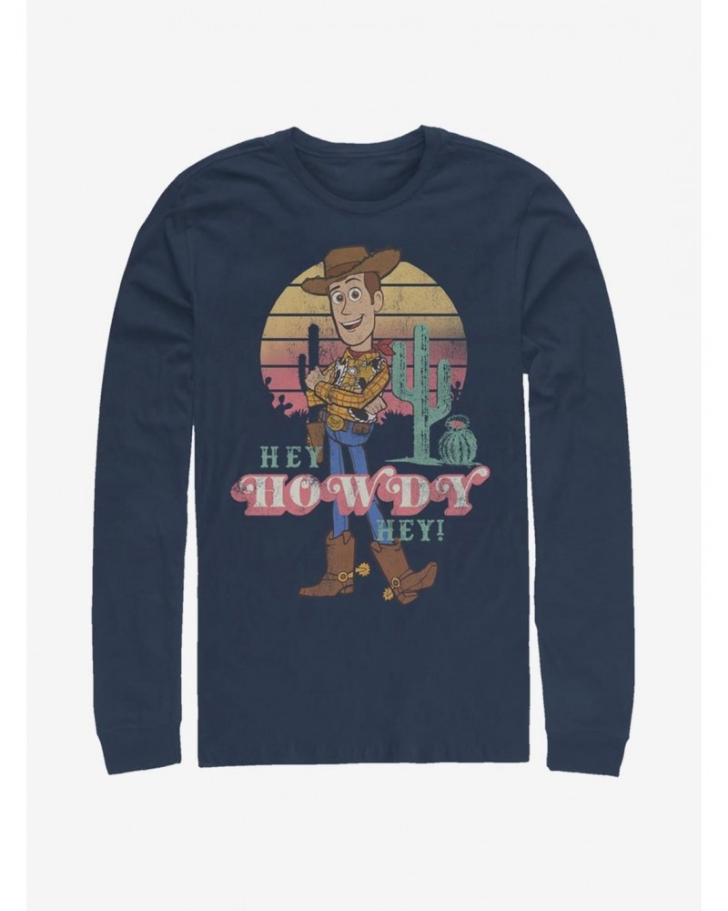 Disney Pixar Toy Story 4 Hey Howdy Long-Sleeve T-Shirt $15.13 Merchandises