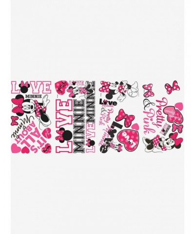 Disney Minnie Mouse Loves Pink Peel & Stick Wall Decals $6.24 Decals