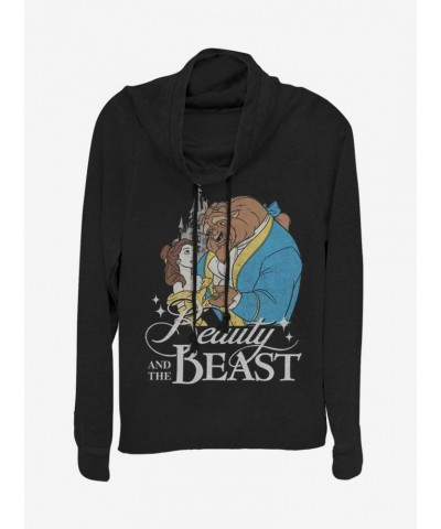 Disney Beauty and the Beast Classic Cowlneck Long-Sleeve Girls Top $17.06 Tops