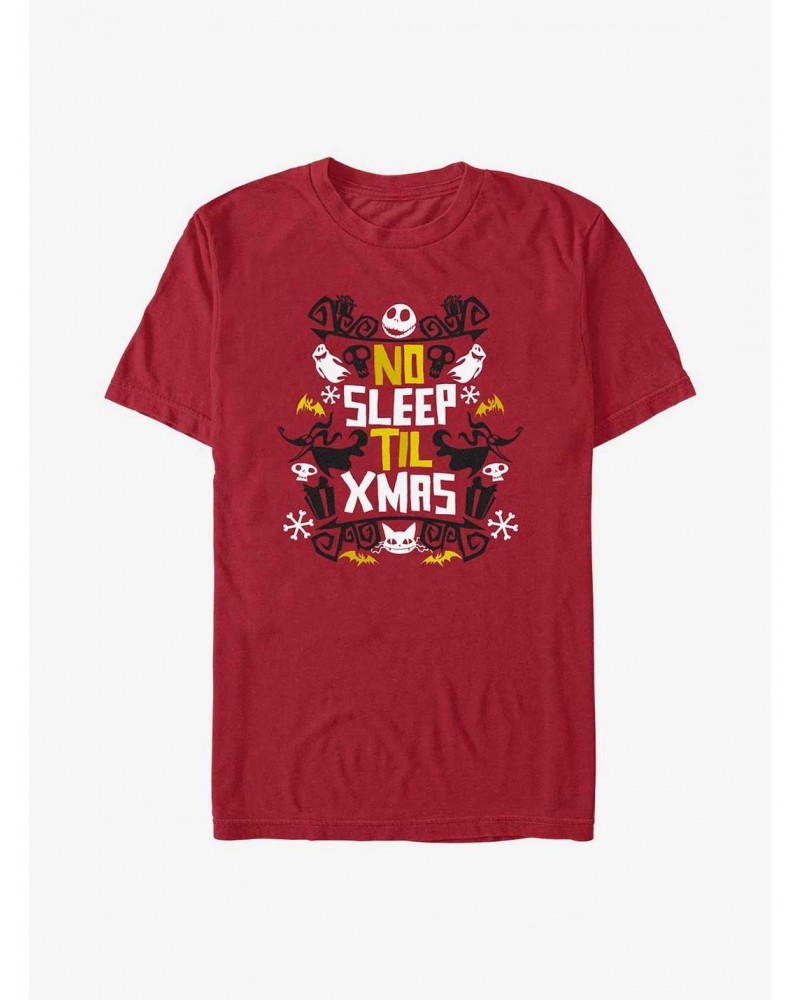 The Nightmare Before Christmas No Sleep Till Xmas T-Shirt $9.80 T-Shirts