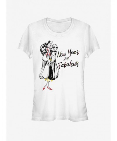 Disney Villains Cruella De Vil Couture Cruella Girls T-Shirt $11.95 T-Shirts