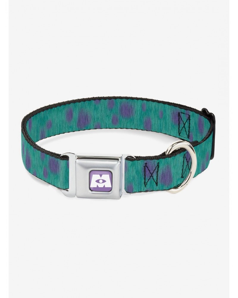 Disney Pixar Monsters Inc. Sulley Bounding Spots Seatbelt Buckle Dog Collar $10.71 Pet Collars