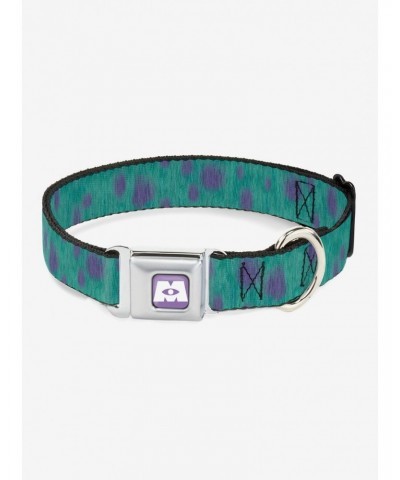 Disney Pixar Monsters Inc. Sulley Bounding Spots Seatbelt Buckle Dog Collar $10.71 Pet Collars