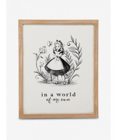 Disney Alice In Wonderland Framed Wood Décor $9.42 Décor