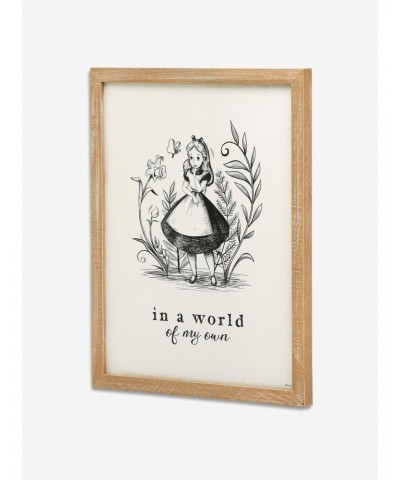 Disney Alice In Wonderland Framed Wood Décor $9.42 Décor