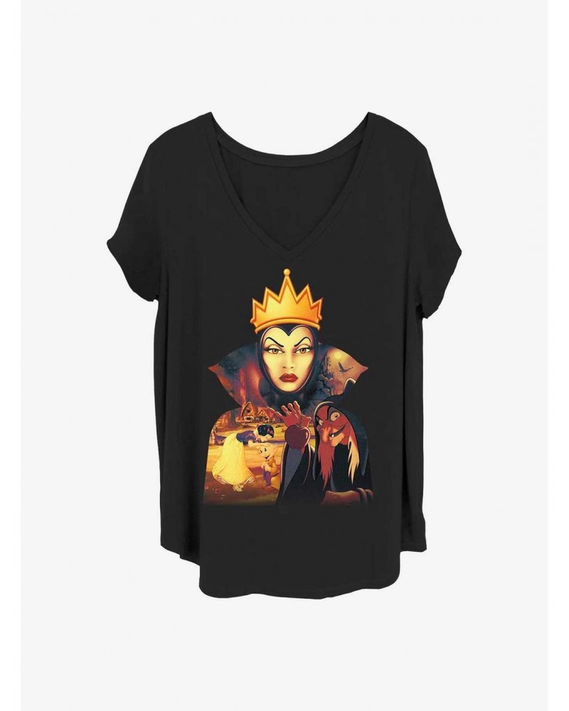 Disney Snow White and the Seven Dwarfs Evil Queen Girls T-Shirt Plus Size $13.87 T-Shirts