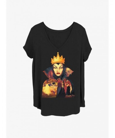 Disney Snow White and the Seven Dwarfs Evil Queen Girls T-Shirt Plus Size $13.87 T-Shirts