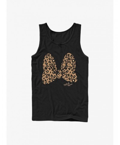 Disney Minnie Mouse Animal Print Bow Tank $12.45 Tanks