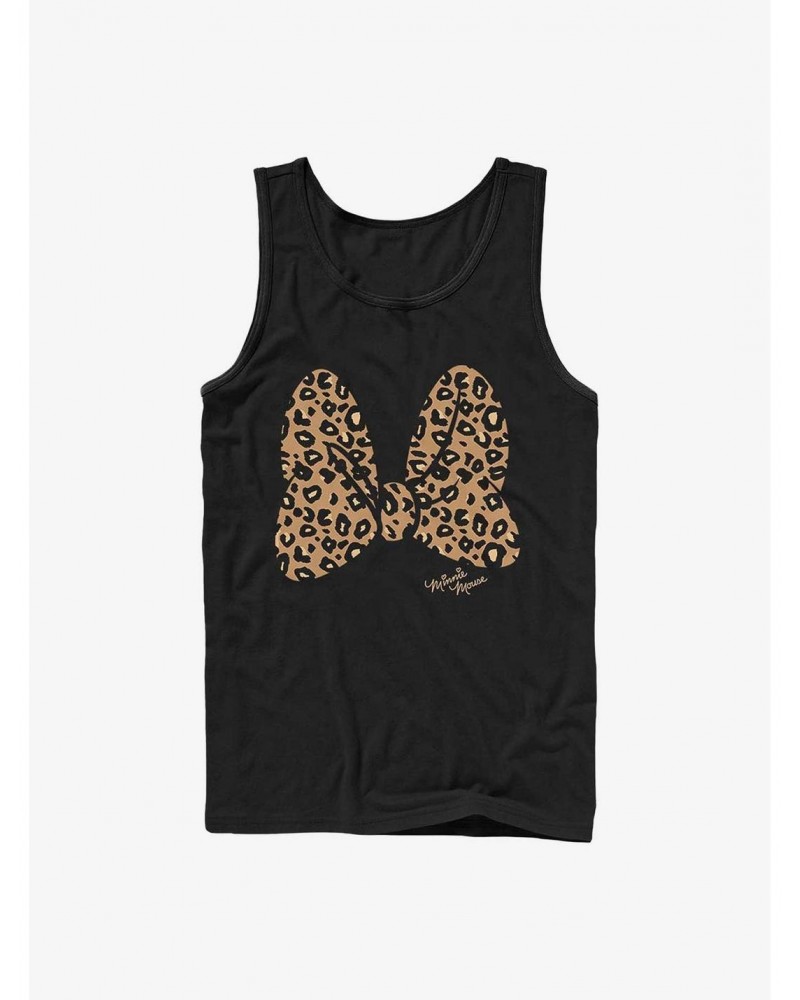 Disney Minnie Mouse Animal Print Bow Tank $12.45 Tanks