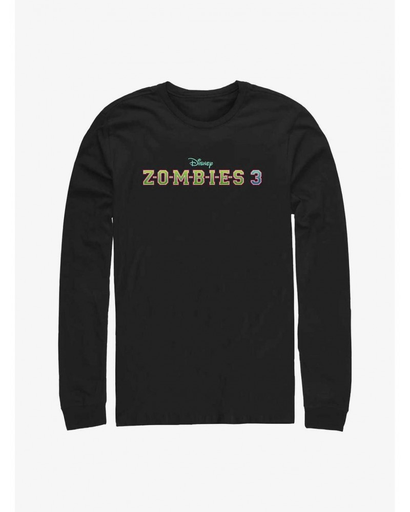 Disney Zombies 3 Logo Long-Sleeve T-Shirt $16.12 T-Shirts