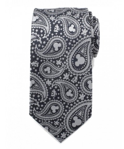 Disney Mickey Mouse Gray Paisley Mens Tie $21.09 Ties