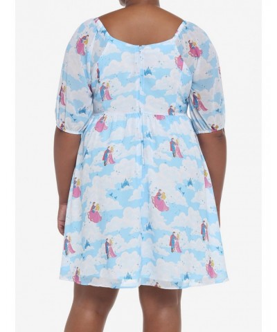 Disney Sleeping Beauty Clouds Long-Sleeve Dress Plus Size $29.35 Dresses