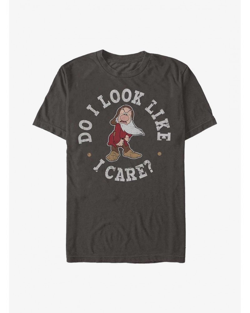 Disney Snow White and the Seven Dwarfs Grumpy Do I Care T-Shirt $10.52 T-Shirts