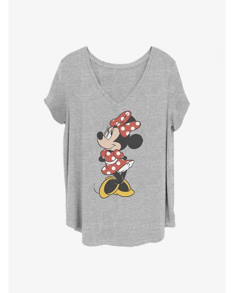 Disney Minnie Mouse Traditional Minnie Girls T-Shirt Plus Size $10.40 T-Shirts