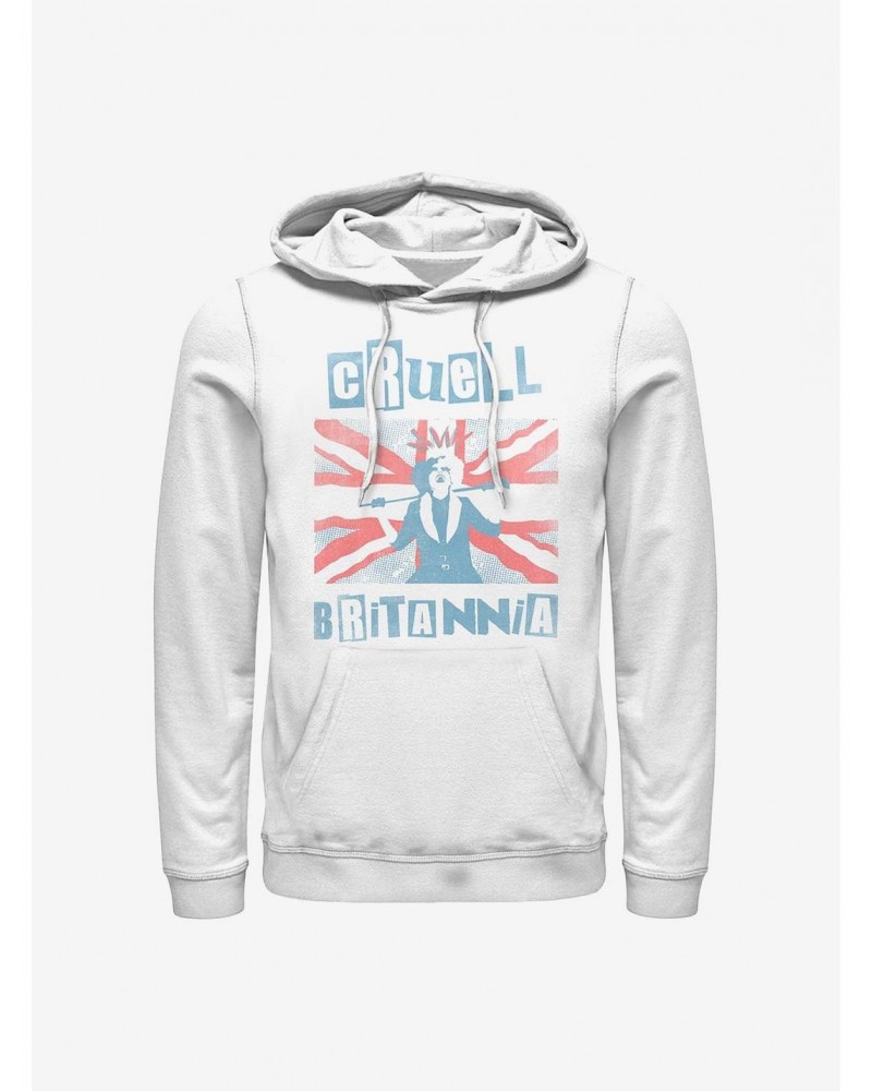 Disney Cruella Cruell Britannia Hoodie $19.76 Hoodies