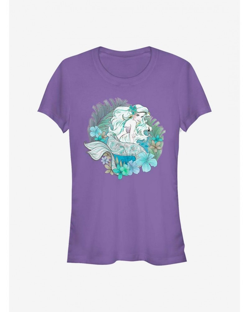 Disney The Little Mermaid Tonal Ariel Girls T-Shirt $8.22 T-Shirts