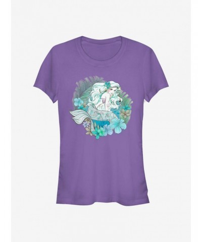 Disney The Little Mermaid Tonal Ariel Girls T-Shirt $8.22 T-Shirts