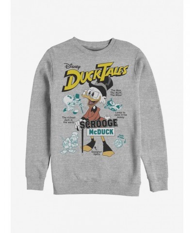 Disney Ducktales Richest Duck Crew Sweatshirt $15.13 Sweatshirts