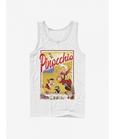 Disney Pinocchio Storybook Poster Tank $10.46 Tanks