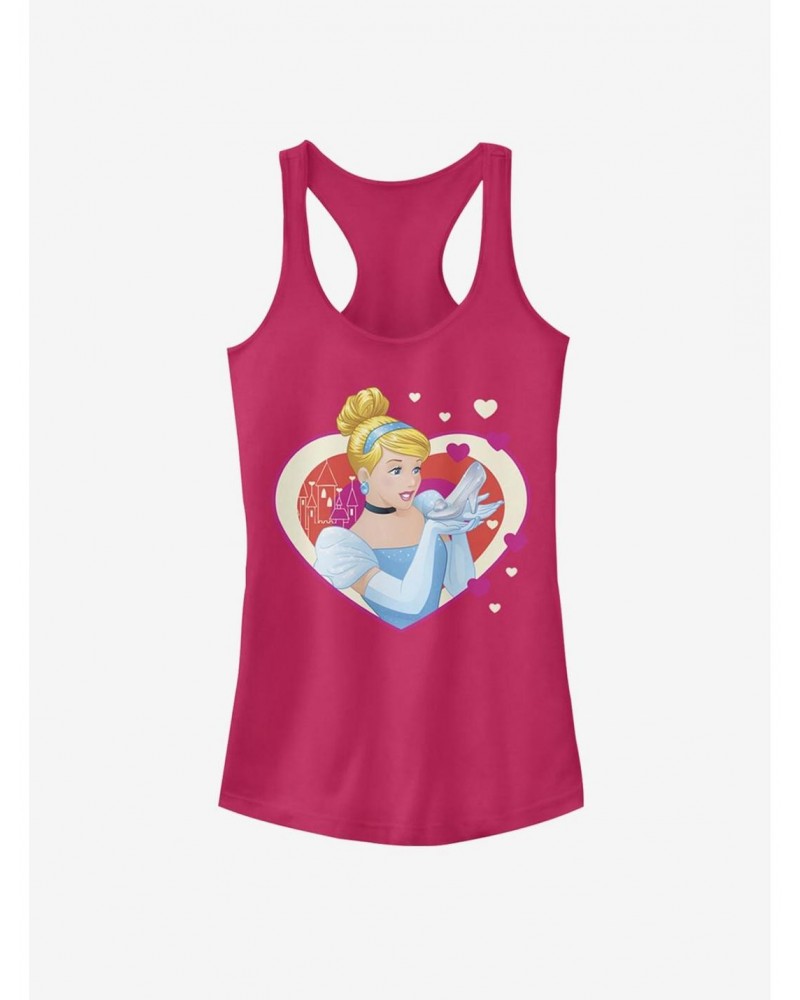 Disney Cinderella Classic Cinderella Hearts Girls Tank $8.96 Tanks