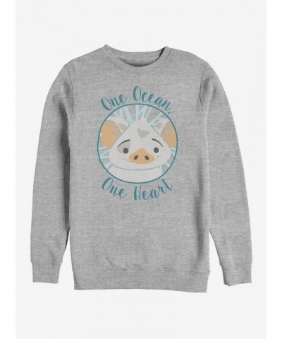 Disney Moana One Heart Crew Sweatshirt $12.55 Sweatshirts