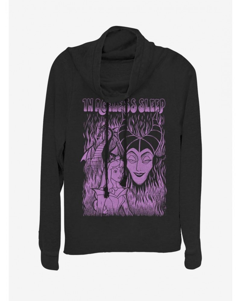 Disney Villains Maleficent Ageless Sleep Cowl Neck Long-Sleeve Girls Top $18.41 Tops