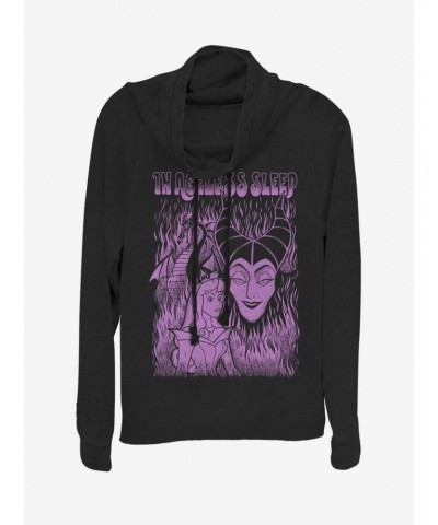 Disney Villains Maleficent Ageless Sleep Cowl Neck Long-Sleeve Girls Top $18.41 Tops