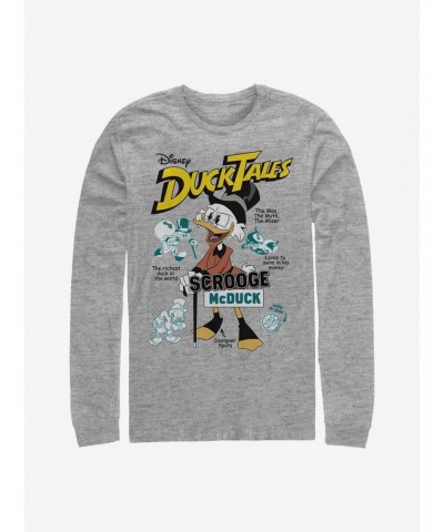 Disney Ducktales Richest Duck Long-Sleeve T-Shirt $14.81 T-Shirts