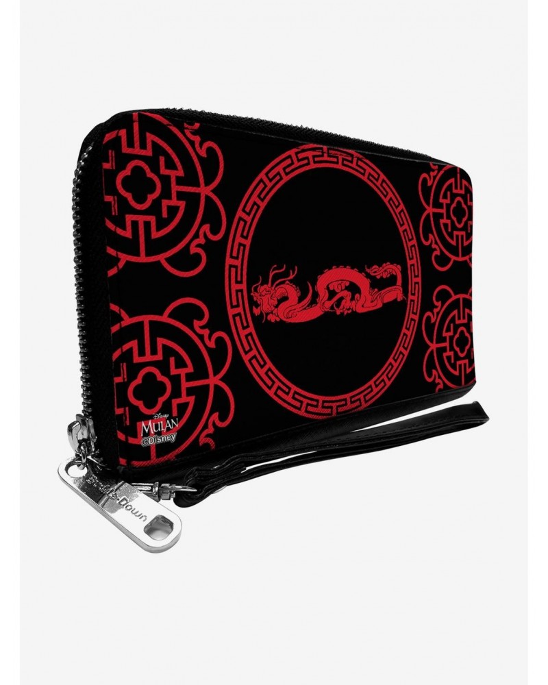 Disney Mulan Dragon Icon Zip Around Wallet $12.22 Wallets