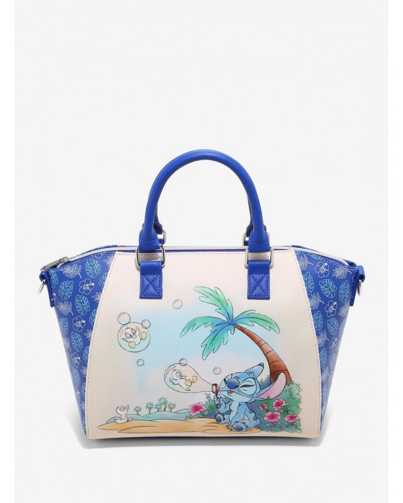 Loungefly Disney Lilo & Stitch Bubbles Satchel Bag $22.51 Bags