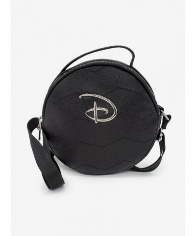 Disney Signature D Emblem Chevron Round Crossbody $14.72 Crossbody