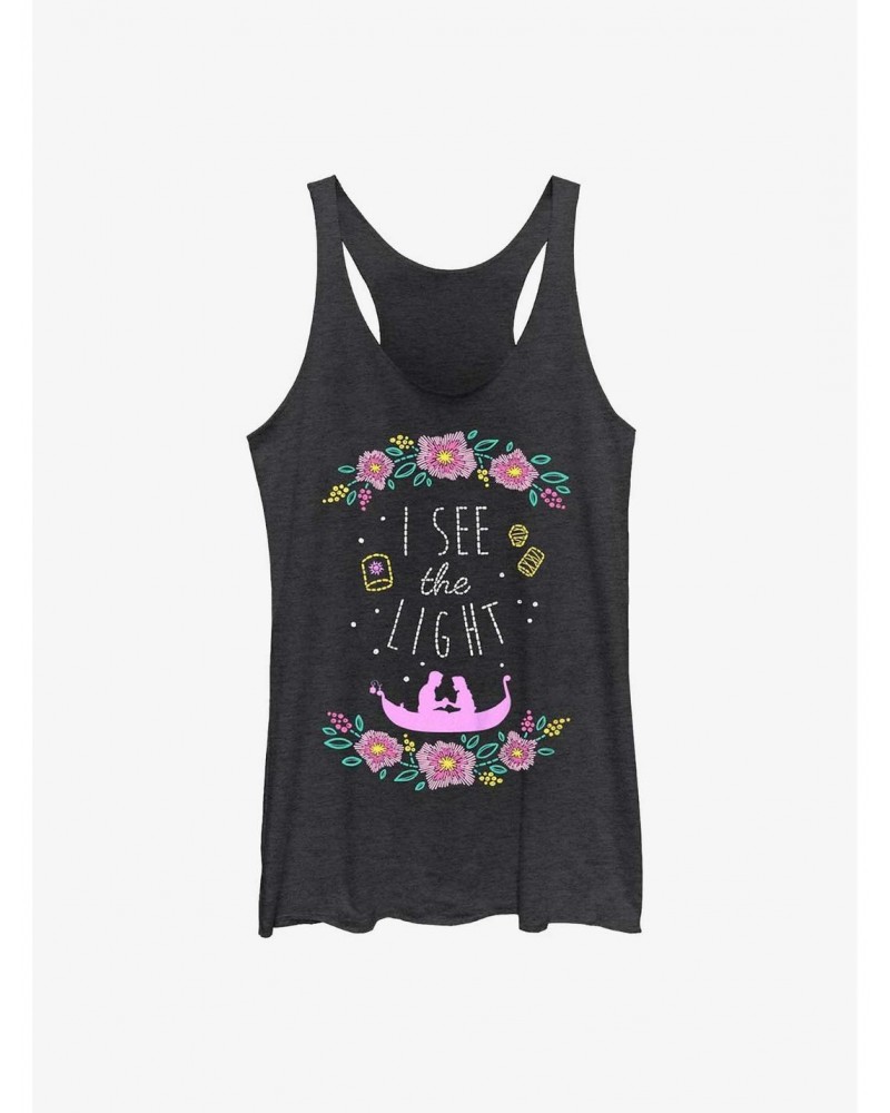 Disney Tangled I See The Light Girls Raw Edge Tank $11.66 Tanks