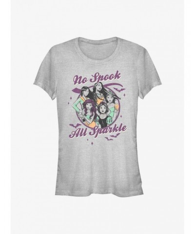 Disney Princesses No Spook All Sparkle Girls T-Shirt $7.72 T-Shirts