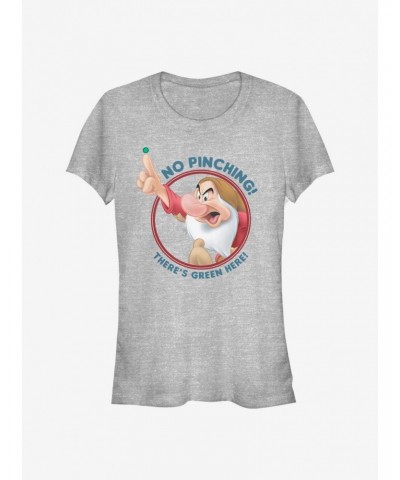 Disney Snow White And The Seven Dwarfs No Pinching Grumpy Girls T-Shirt $11.45 T-Shirts