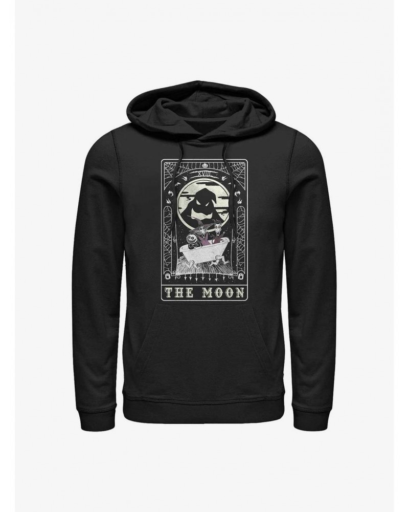 The Nightmare Before Christmas Oogie Boogie The Moon Tarot Hoodie $19.76 Hoodies