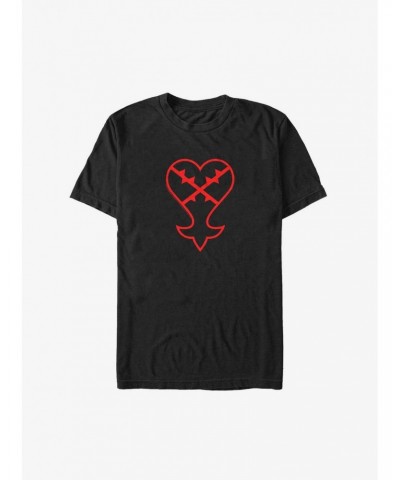 Disney Kingdom Hearts Heartless Symbol Big & Tall T-Shirt $12.26 T-Shirts