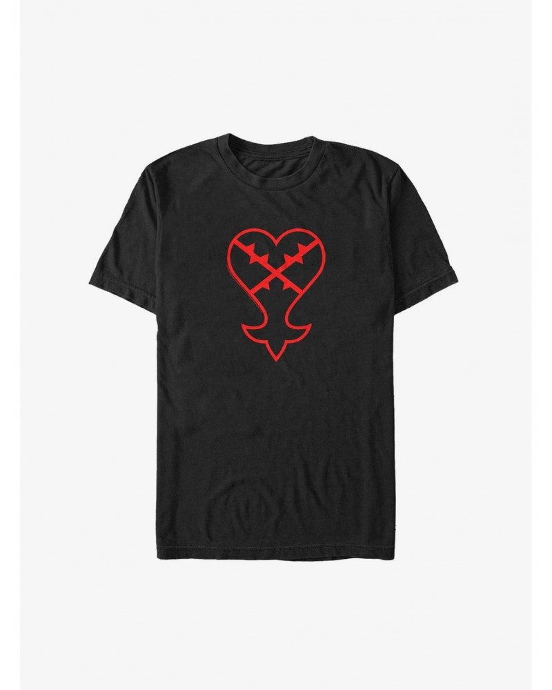 Disney Kingdom Hearts Heartless Symbol Big & Tall T-Shirt $12.26 T-Shirts