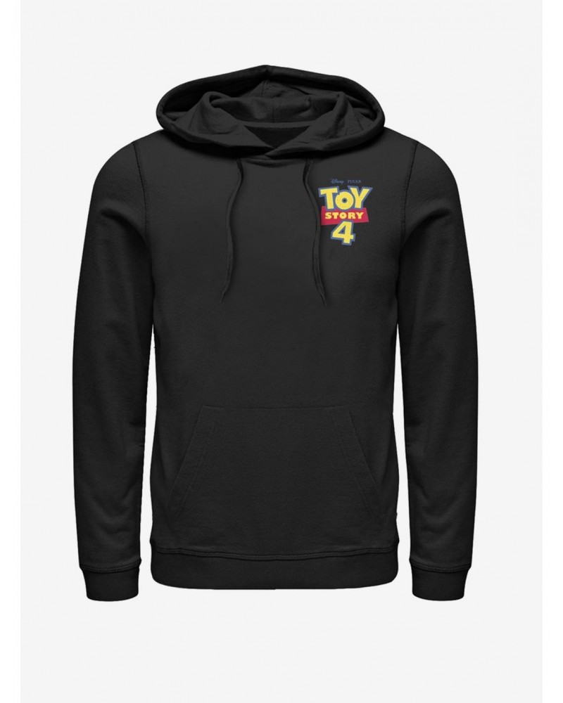 Disney Pixar Toy Story 4 Chest Color Logo Hoodie $15.27 Hoodies