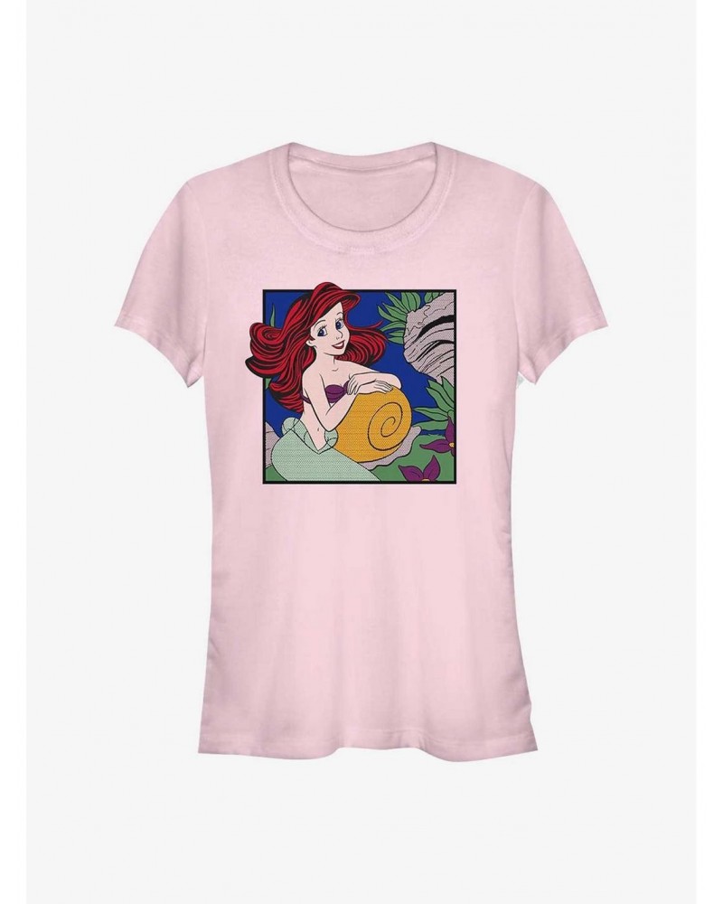 Disney The Little Mermaid Comic Box Ariel Girls T-Shirt $12.20 T-Shirts