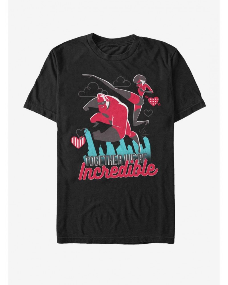 Disney Incredibles Together Incredible Valentine T-Shirt $11.47 T-Shirts