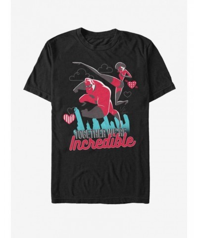 Disney Incredibles Together Incredible Valentine T-Shirt $11.47 T-Shirts