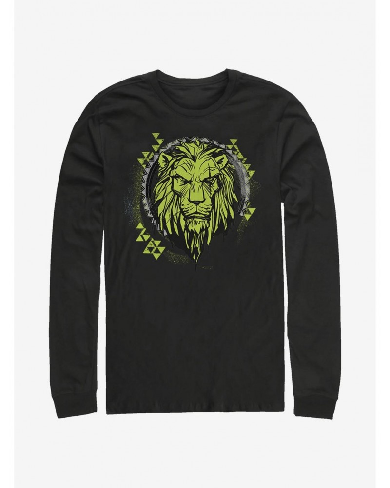 Disney The Lion King 2019 Tribal Scar Long-Sleeve T-Shirt $11.52 T-Shirts