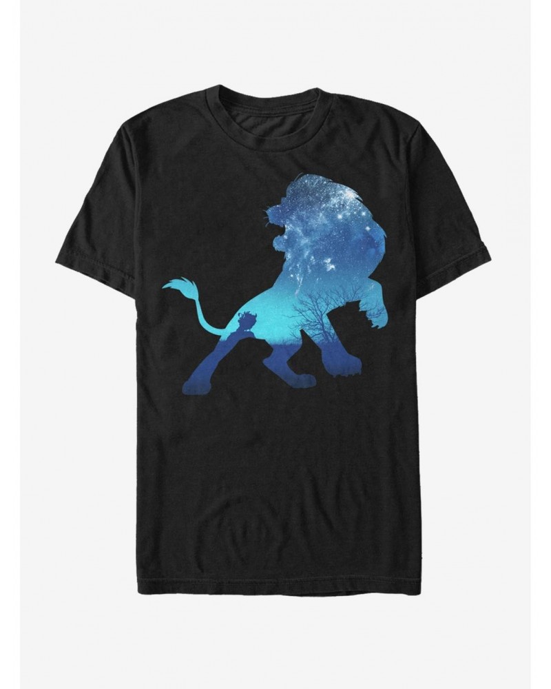 Lion King Simba Sky Silhouette T-Shirt $10.52 T-Shirts