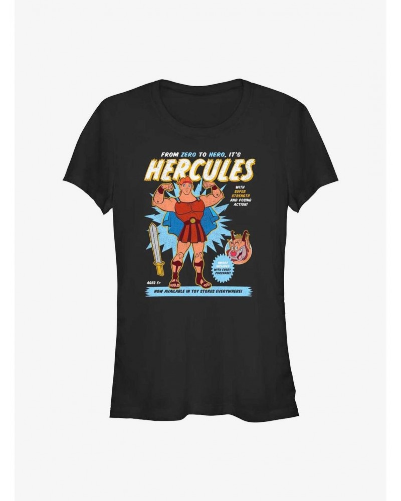 Disney Hercules Toy Figure Ad Girls T-Shirt $8.22 T-Shirts