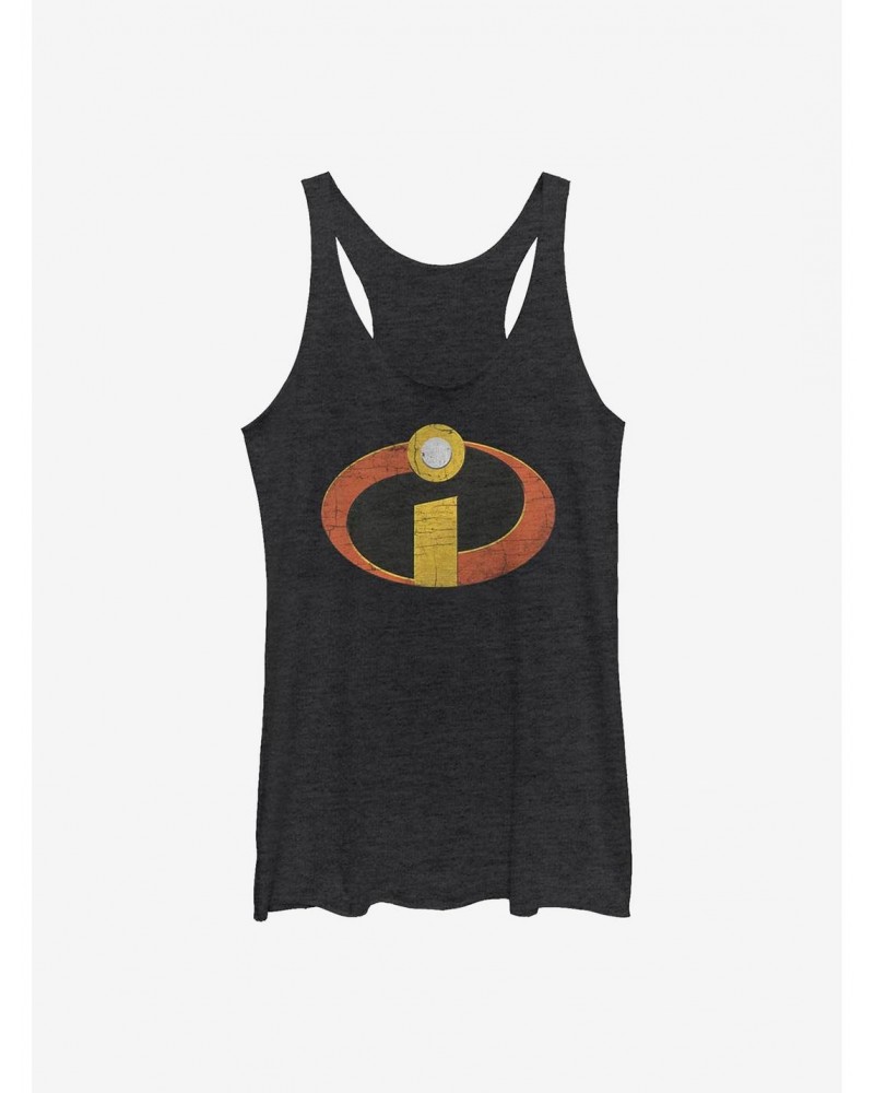 Disney Pixar The Incredibles Logo Logo Girls Tank $8.81 Tanks