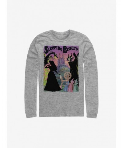 Disney Sleeping Beauty Poster Long-Sleeve T-Shirt $10.53 T-Shirts