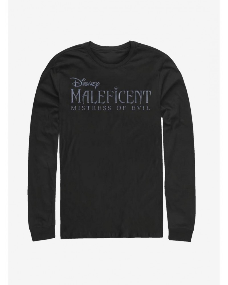 Disney Maleficent: Mistress Of Evil Movie Title Long-Sleeve T-Shirt $16.12 T-Shirts