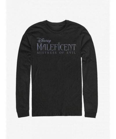 Disney Maleficent: Mistress Of Evil Movie Title Long-Sleeve T-Shirt $16.12 T-Shirts