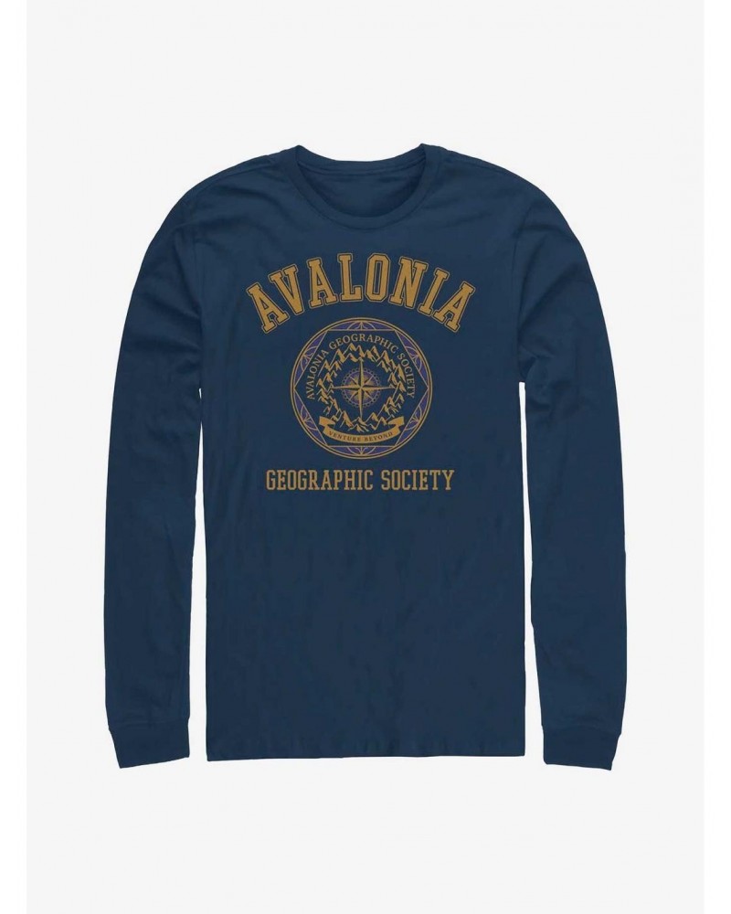 Disney Strange World Avalonia Geographic Society Long-Sleeve T-Shirt $13.82 T-Shirts